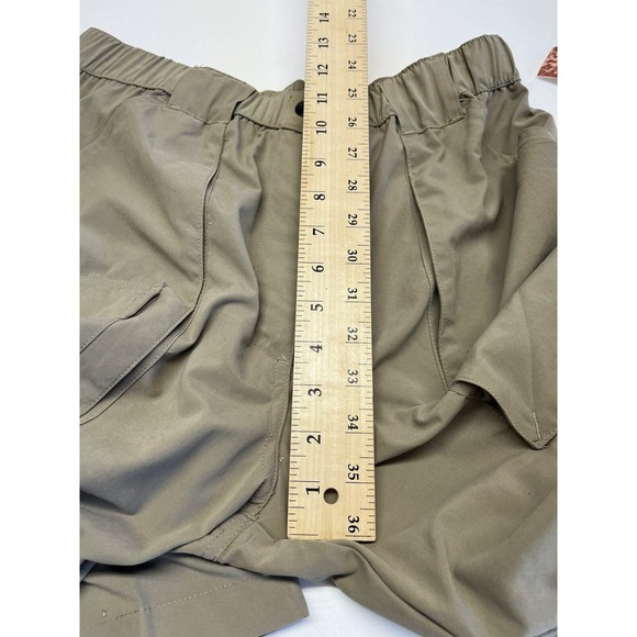 Rugged Exposure Men's Convertible Pants Brown/ Tan 28x30 Brand New with tags Zip - Picture 8 of 11